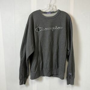 チャンピオン スウェット トレーナー Champion トップス グレー 長袖　サイズ2XL