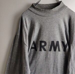 US ARMY PFU モックネックロングTシャツ XL 