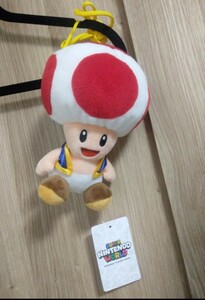 USJ　マリオ　キノピオ　ぬいぐるみポーチ　マスコットポーチ