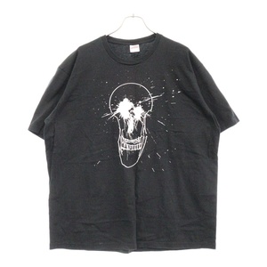 SUPREME シュプリーム 22SS Ralph Steadman Skull Tee ラルフステッドマン スカル 半袖Tシャツ ブラック