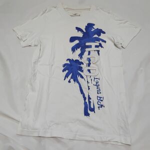 ⑱21　　　在庫処分セール品！最安値★　　【HOLLISTER】ホリスター　Tシャツ　白　半袖　アメカジ　メンズ　S