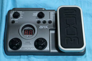 ZOOM G1X GUITAR EFFECTS PEDAL 動作確認済み