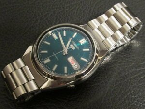 セイコー ファイブ SEIKO5 7S26-0480 グリーン ジャンク メカニカル デイデイト 自動巻 海外モデル