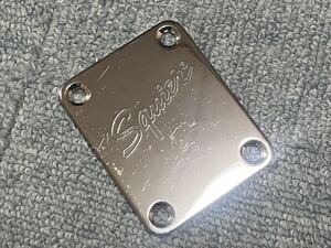 【中古】　Squier スクワイヤー スクワイア ネックジョイントプレート　ストラト エレキギター A