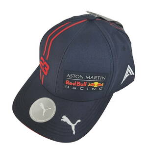 新品◆PUMA×Red Bull RACING◆AMRBR レプリカ Alex Albon BB Cap 紺◆プーマ 帽子 キャップ レッドブル ASTON MARTIN 023293◆J1930d