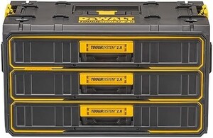 【送料無料】デウォルト(DEWALT) タフシステム2.0 3段 引き出し チェスト DWST08330-1