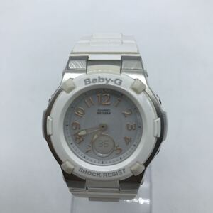 CASIO カシオ Baby-G BGA-1100GR 腕時計 稼働品 白 電波ソーラー マルチバンド