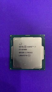 CPU インテル Intel Core I7-8700K プロセッサー 中古 動作未確認 ジャンク品 - A1169