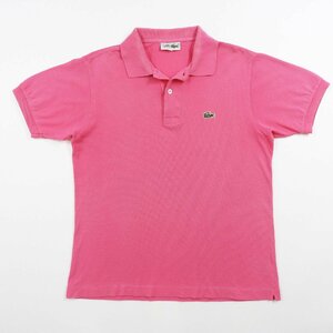 CHEMISE LACOSTE ラコステ 半袖ポロシャツ ピンク Size 4 #19217 送料360円 アメカジ カジュアル アイビー プレッピー 鹿の子