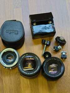 中古品 CanonZOOM LENS EF28-80mm KONICA HEXANON AR50mmF1.7 MT AUTO TELEPLUS 2X