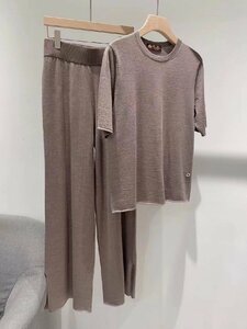 ロロピアーナ　Loro Piana　レディース　上下セット　ニット　半袖　長ズボン　S-L xx5953