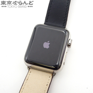 101744324 1円 アップル Apple アップルウォッチ エルメス GPS+Cellularモデル 38mm A1889 A刻印 SS スイフト ドゥブルトゥール 腕時計