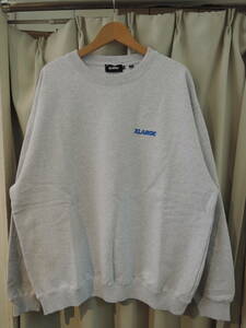 X-LARGE XLARGE エクストララージ STANDARD LOGO CREWNECK SWEATSHIRT アッシュ XLサイズ 2023最新人気商品 値下げしました！