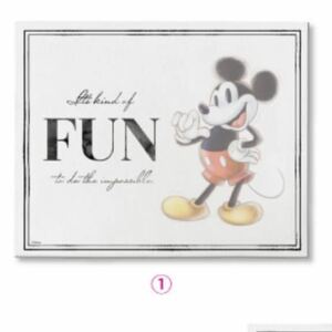 Happyくじ　Disney100　キャンバスアート　① ミッキーマウス