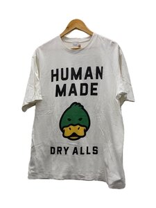 HUMAN MADE◆DUCK T-SHIRT/XL/コットン/WHT