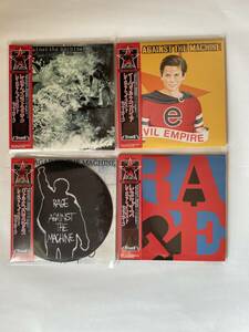 中古紙ジャケット　レイジ・アゲインスト・ザ・マシーン4タイトル Rage Against The Machine