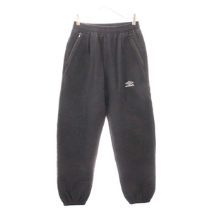 UMBRO アンブロ × JUHA WOOL BOA FLEECE PANTS × ユハ ウールボア フリース パンツ ブラック 10180807U