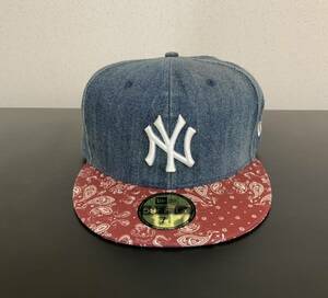 NEW ERA 59FIFTY ヤンキース デニム サイズ7 7/8 62.5cm