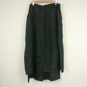 robe de chambre COMME des GARCON　ワイドパンツ　サイズ:不明 ブラック ナイロン エプロン ラップ風 ユニセックス コムデギャルソン