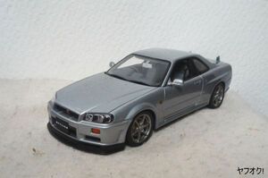 オートアート 日産 スカイライン R34 GT-R 1/18 ミニカー ジャンク