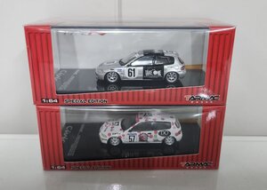 ▲2点！超希少！Tarmac Works 1/64 ホンダ HONDA Civic シビック EG6 #57 #61