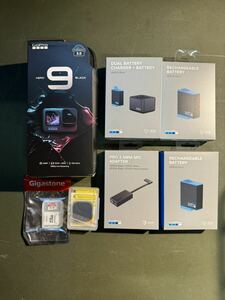 #105 GoPro HERO9BLACK ゴープロ9バッテリー充電器アクセサリーセット