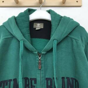 Timberland ティンバーランド メンズ オーバーサイズ 裏起毛 スウェットフルジップパーカー 美品 size XL/2XL.