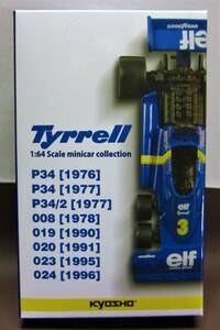 京商2014☆ティレル ミニカーコレクション★Tyrrell 024[1996]No.18 U.KATAYAMA★KYOSHO1/64★★