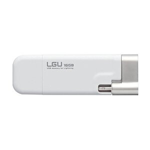 ロジテック ライトニング USBメモリ 16GB LMF-LGU216GWH(中古品)　(shin