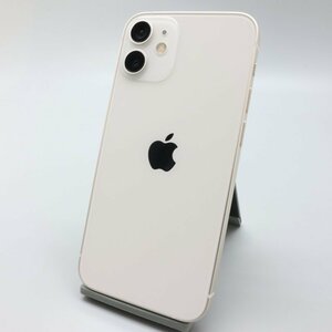 Apple iPhone12 mini 128GB White A2398 MGDM3J/A バッテリ81% ■SIMフリー★Joshin3814【1円開始・送料無料】