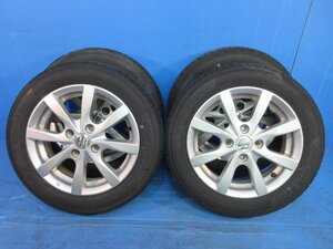 スズキ ワゴンR 純正 14インチ 14x4.5J PCD100 +45 4H 155/65R14 4本　アルト MRワゴン スペーシア 等　　2024.11.7.O.7-H1-3　24100635