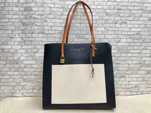 MARC JACOBS マークジェイコブス GRIND COLORBLOCK TOTE BAG M0016131 トートバッグ ショルダーバッグ ブラック×ベージュ×ブラウン