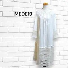 MEDE19F　チャーチスモック風ワンピース