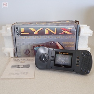 1円〜 動作品 シリアル一致 ATARI LYNX 本体 PAG-0201 アタリ リンクス 箱説付 難あり パーツ取りなどにもどうぞ【20