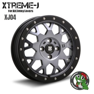 4本セット XTREME-J XJ04 14x4.5J 4/100 +43 GBM MONSTA RT HYBRID R/T 155/65R14 ホワイトレター 軽自動車 スペーシア ウェイク エブリィ