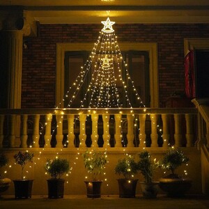 イルミネーションライト LED電飾 350球 8モード クリスマス LEDライト 屋外 装飾 家庭用 子供 DIY リピーター 電球色　 