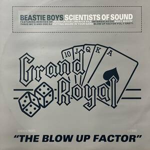 BEASTIE BOYS SCIENTISTS OF SOUND THE BLOW UP FACTOR 注意 ジャケット若干の破れあり 写真画像にてご確認ください。