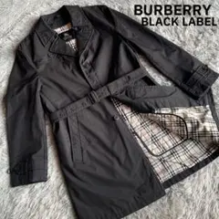 BURBERRY BLACK LABEL ライナー付き ステンカラーコート M