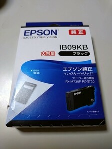 ★エプソン　EPSON 純正インクカートリッジ ブラック 大容量インク IB09KB[対応機種]PX-M730F　推奨使用期限…2026年09月