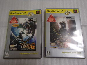 ♪♪2本セット モンスターハンターG モンハン モンスターハンター2 ドス PlayStation2theBest PS2 プレステ2 CAPCOM カプコン♪♪