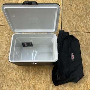 ◆美品◆ カバーセット◆Coleman コールマン スチールベルト クーラー 54QT クーラーボックス キャンプ アウトドア BBQ 保冷庫 mc01067053