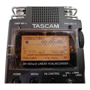 (005530)TASCAM リニアPCMレコーダー DR-100MKII