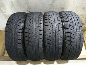 A756 165/65R14 ブリヂストン ブリザック VRX 冬タイヤ 溝有り良品 中古売切り4本SET 法人向け送料安