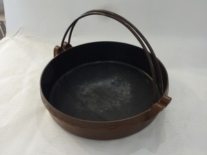 TTOWN★ リサイクル品 南部池永 波千鳥 28cm すき焼き鍋　K-14