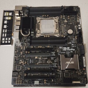 ASUS X99-WS/IPMI IOパネル付属 LGA2011-3 ATXマザーボード 最新Bios 動作確認済 PCパーツ