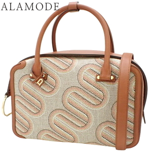 DELVAUX(デルボー) クールボックス MM D インフィニティ ハンドバッグ ブラウン茶 AA0557BOX0ARSDO 40802098158【アラモード】【fuyu】