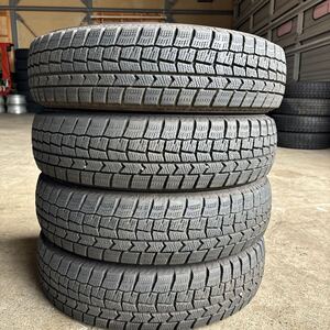 145/80R12 74Q DUNLOP WINTERMAXX WM02 2023年製　スタッドレスタイヤ　4本セット　SP53