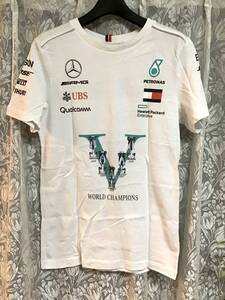 未使用品【AMG PETRONAS】半袖Tシャツ/XS★ホワイト★メルセデス★メンズ