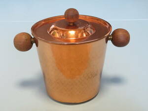 【即日発送】アイスペール　銅製 　COPPER 100　HOME WARE　高さ15cm