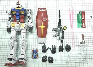 PG　UNLEASHED　 アンリーシュド　1/60　RX-78-2 ガンダム　組立済み　現状販売品　同梱OK　1円スタート　ガンプラ　★S